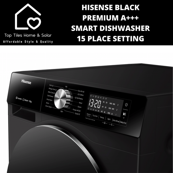 Hisense Premium Black A+++ AutoWash Smart Front Loader Washing Machine - 10kg