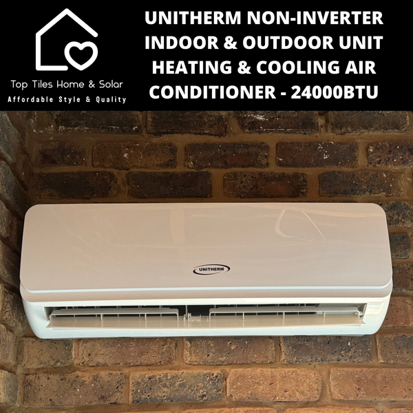 Unitherm Non-Inverter Indoor & Outdoor Unit Heating & Cooling Air Conditioner - 24000BTU