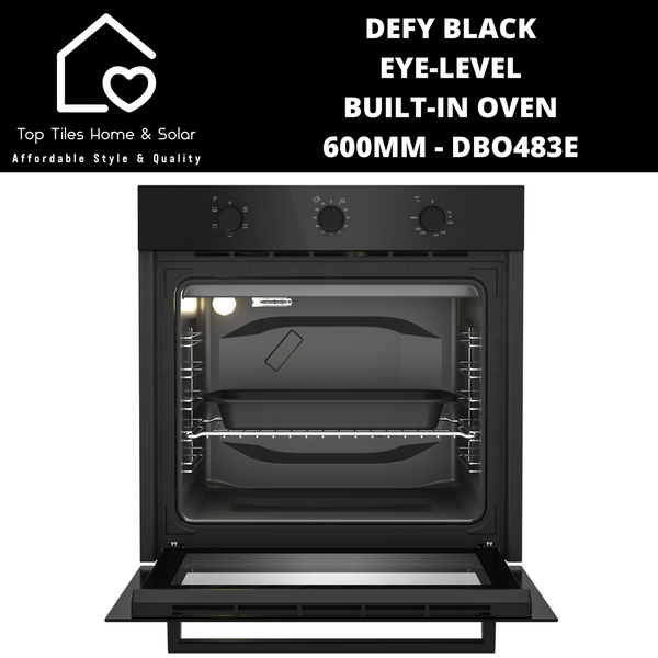 Defy Black Eye-level Built-in oven - 60cm DBO483E