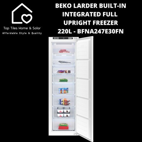 Beko Larder Built-in Integrated Full Upright Freezer - 220L BFNA247E30FN