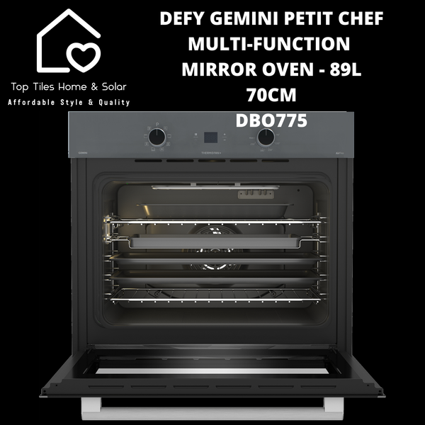 Defy Gemini Petit Chef Multi-Function Mirror Oven - 89L 70cm DBO775