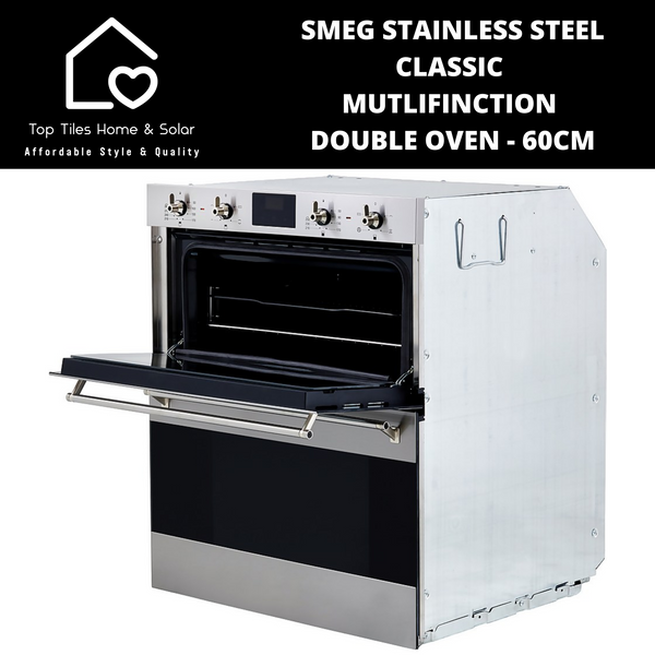 Smeg Stainless Steel Classic Multifunction Double Oven - 60cm