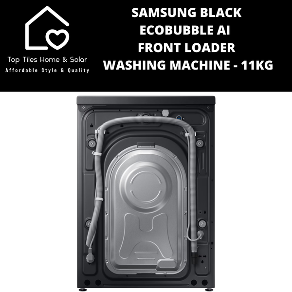 Samsung Black EcoBubble AI Front Loader Washing Machine - 11kg