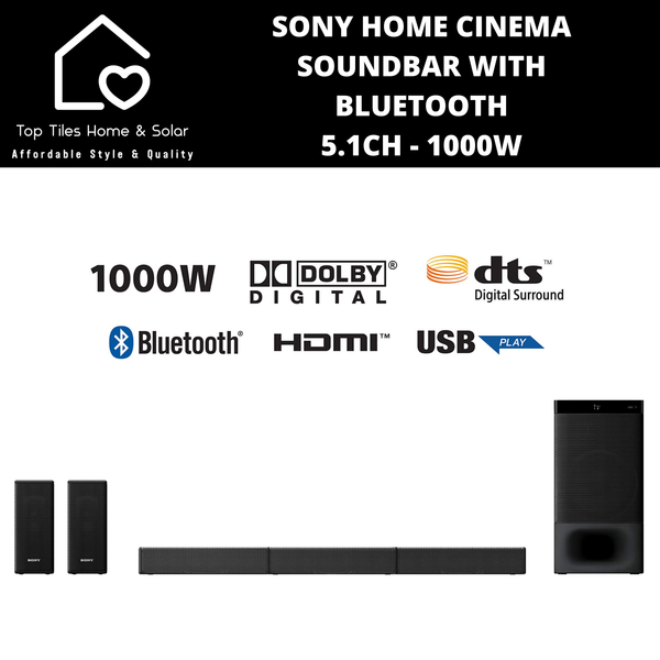 Sony Home Cinema Soundbar with Bluetooth 5.1CH - 1000W