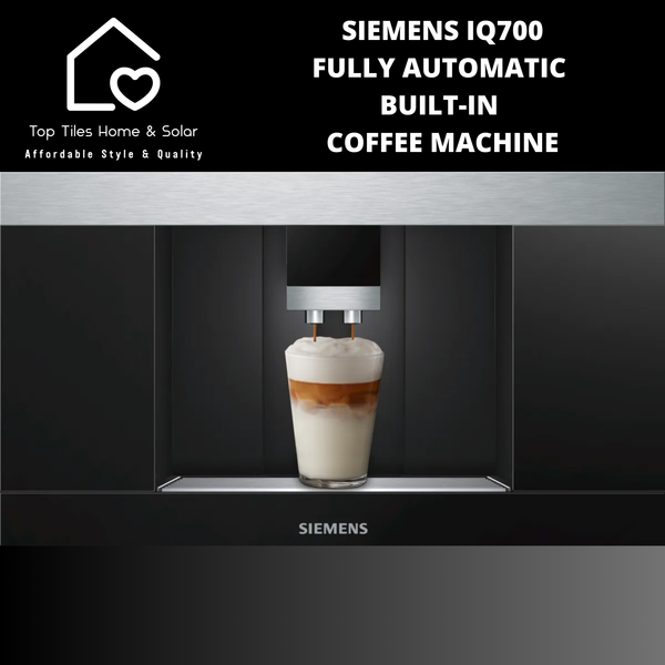 Siemens iQ700 - Fully Automatic Built-in Coffee Machine