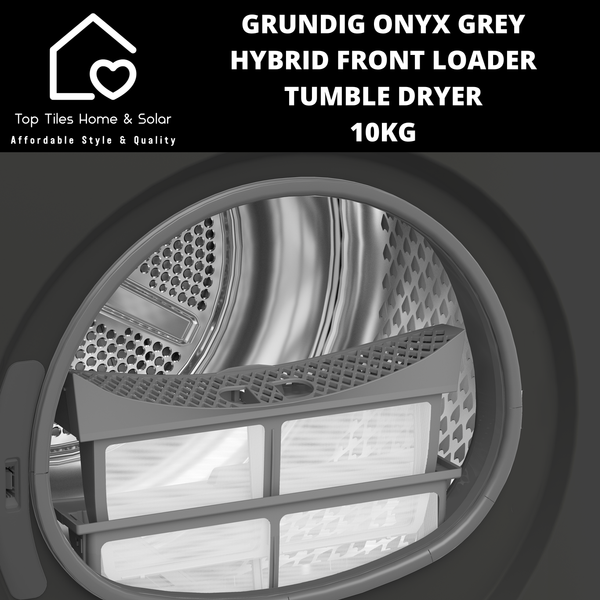 Grundig Onyx Grey Hybrid Front Loader Tumble Dryer - 10kg