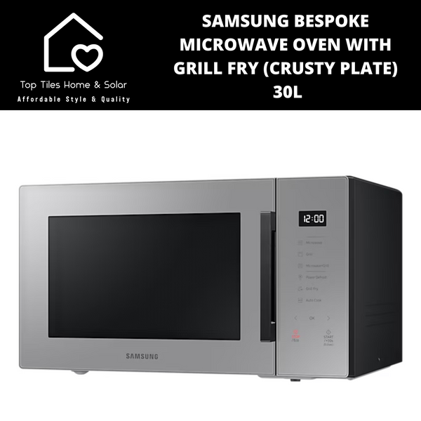 Samsung Bespoke Microwave Oven with Grill Fry (Crusty Plate) - 30L