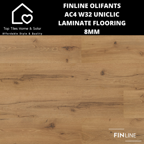 FINline Olifants AC4 W32 UniClic Laminate Flooring - 8mm