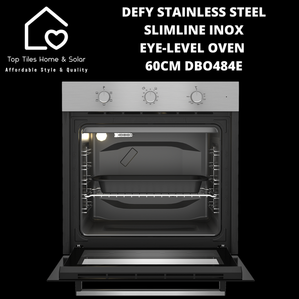 Defy Stainless Steel Inox Slimline Eye-level Oven - 600mm DBO484E