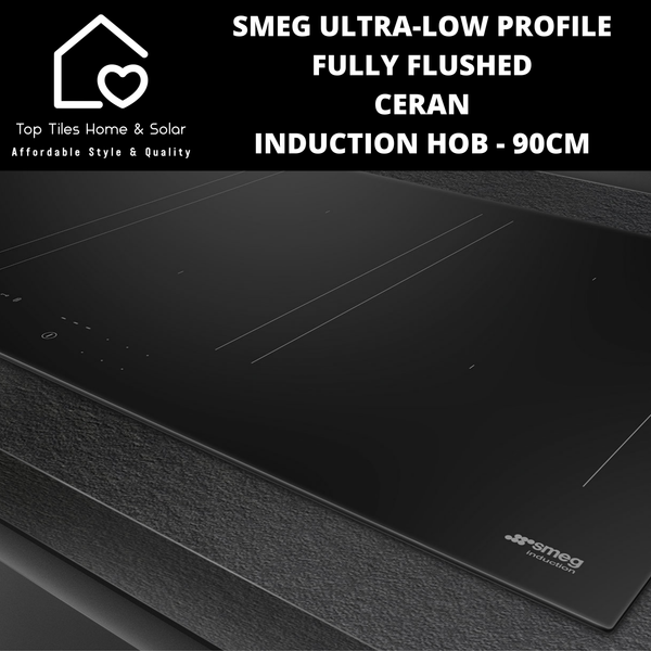 Smeg Ultra-Low Profile Fully Flushed Ceran Induction Hob - 90cm