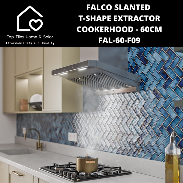 Falco Slanted T-Shape Extractor Cookerhood - 60cm FAL-60-F09
