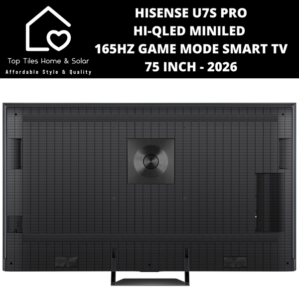 Hisense U7S PRO Hi-QLED MiniLED 165Hz Game Mode Smart TV - 75 Inch 2026