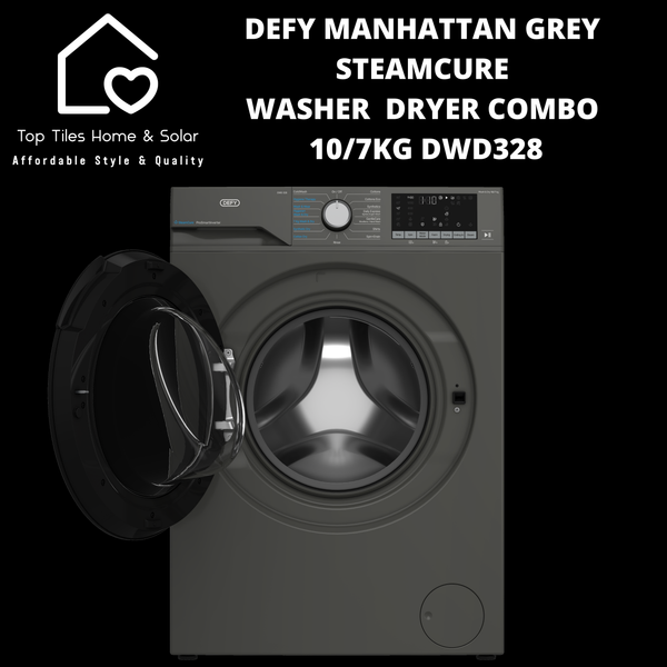 Defy Grey SteamCure Washer  Dryer Combo -  10/7kg DWD328