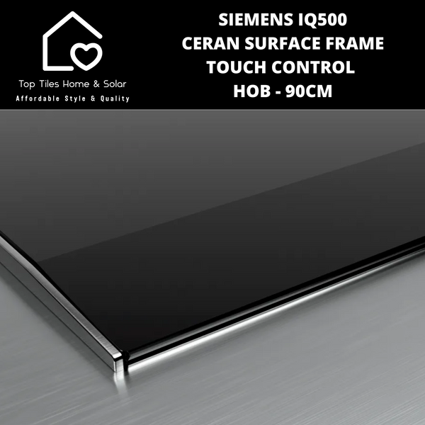 Siemens iQ500 - Ceran Surface Frame Touch Control Hob - 90cm