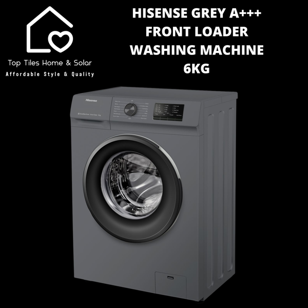 Hisense Grey A+++ Front Loader Washing Machine - 6kg