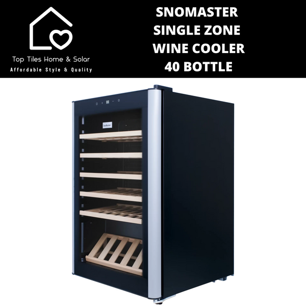 SnoMaster Single Zone Wine Cooler - 40 Bottle