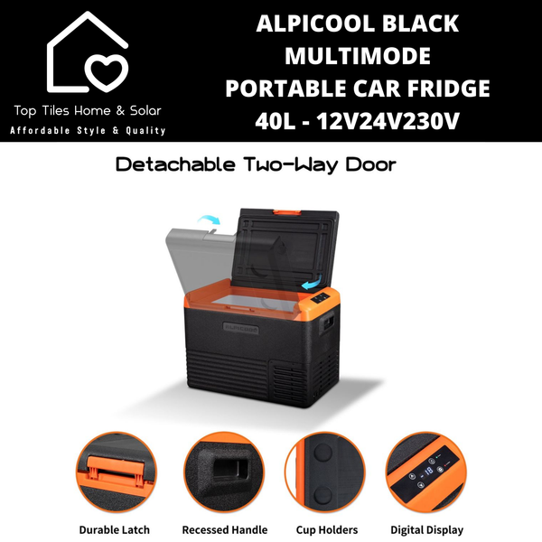Alpicool Multimode Portable Car Fridge - 40L - 12V/24V/230V