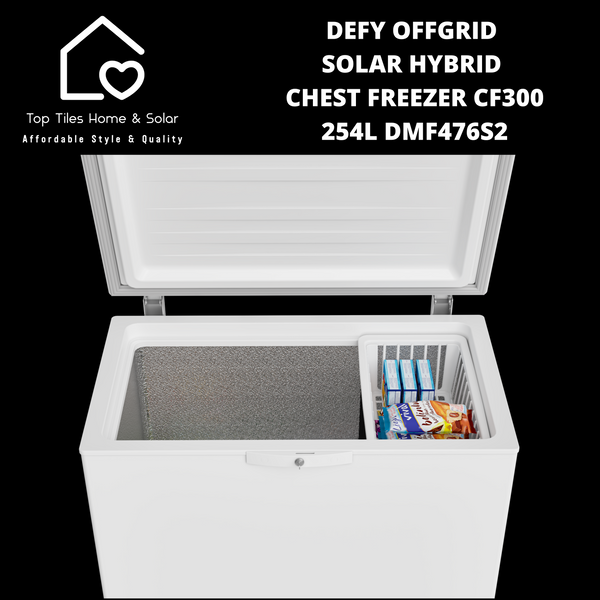 Defy Offgrid Solar Hybrid Chest Freezer CF300 - 254L DMF476S2