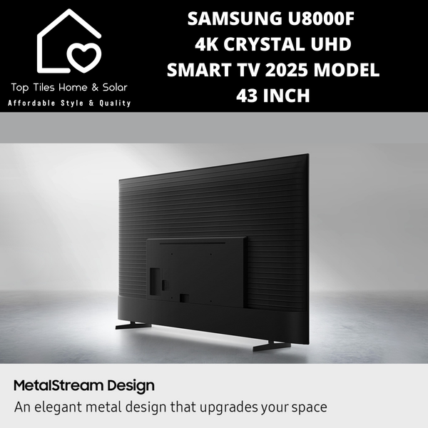 Samsung U8000F 4K Crystal UHD Smart TV 2025 - 43 Inch