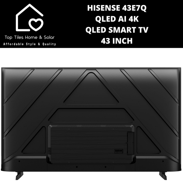 Hisense 43E7Q QLED AI 4K QLED Smart TV - 43 Inch