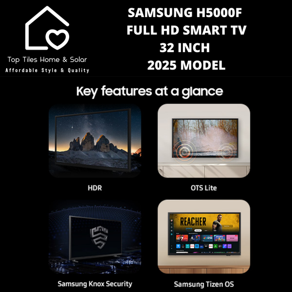 Samsung H5000F Full HD Smart TV - 32 Inch 2025 MODEL