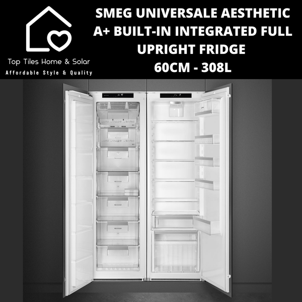 Smeg Universale Aesthetic A+ Built-in Integrated Full Upright Fridge 60cm - 308L