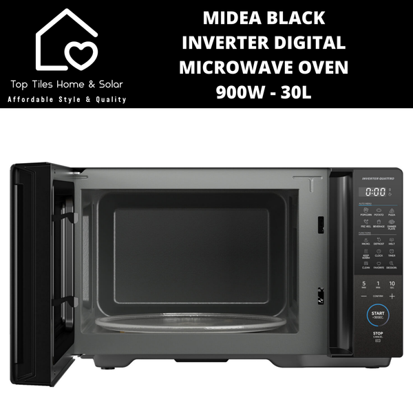 Midea Black Inverter Digital Microwave Oven 900W - 30L