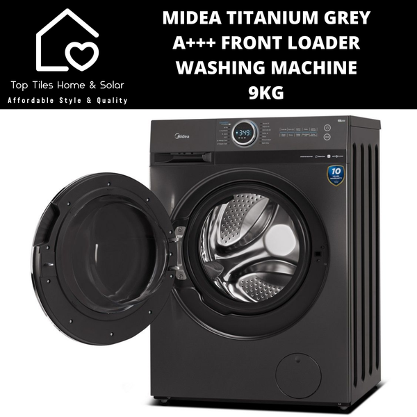 Midea Titanium Grey A+++ Front Loader Washing Machine - 9kg
