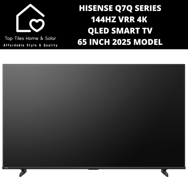 Hisense Q7Q Series 144Hz VRR 4K QLED Smart TV - 65 Inch 2025 Model