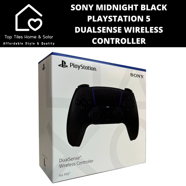 Sony Midnight Black PlayStation 5 DualSense Wireless Controller