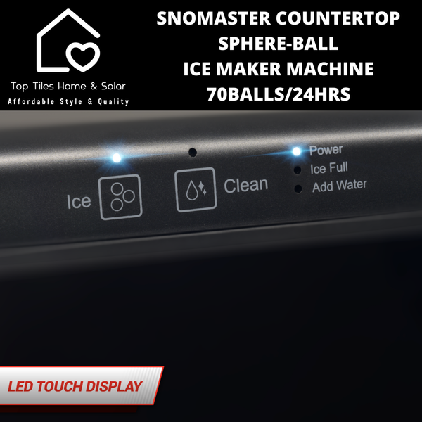 Snomaster Countertop Sphere-Ball Ice Maker Machine - 70Balls/24Hrs