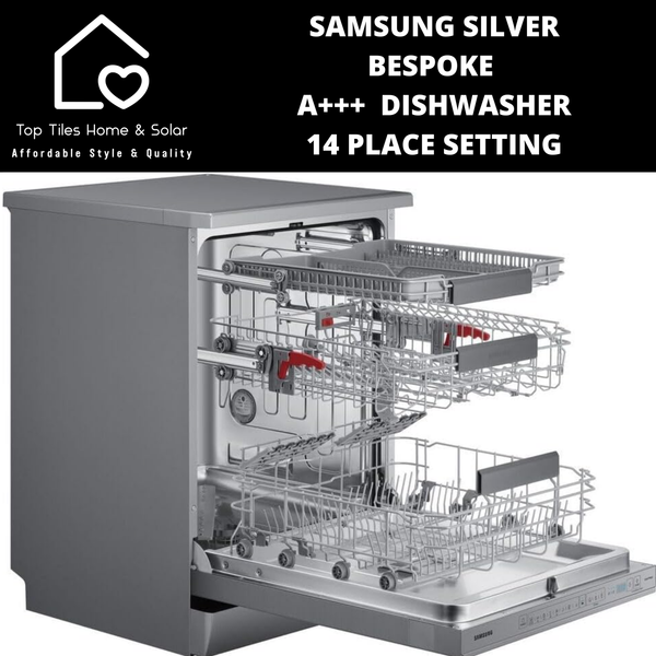 Samsung Silver Bespoke A+++ Dishwasher - 14 Place Setting