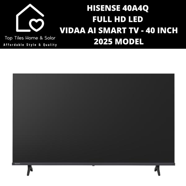 Hisense 40A4Q Full HD LED Vidaa Smart TV - 40 Inch