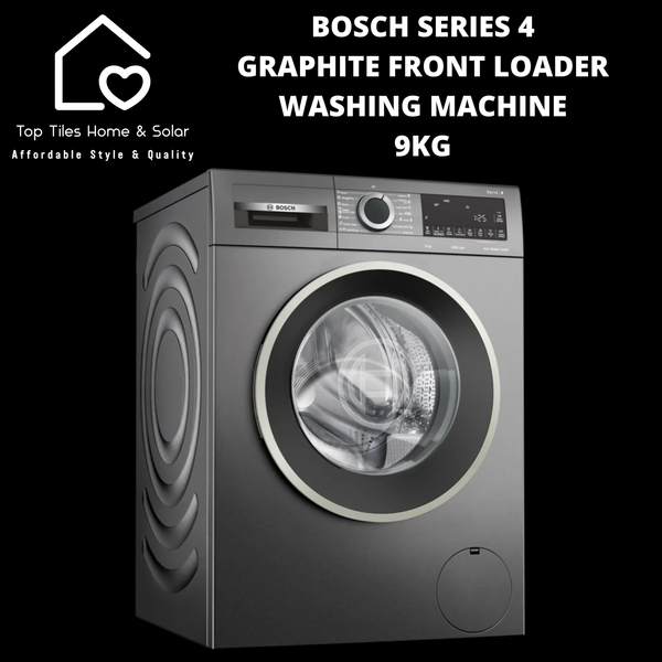 Bosch Series 4 - Graphite Front Loader Washing Machine - 9kg