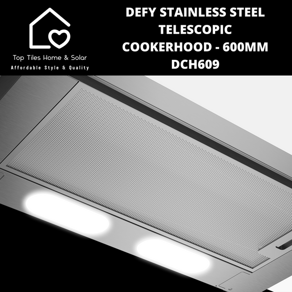 Defy Stainless Steel Integrated Telescopic Cookerhood- 600mm DCH609