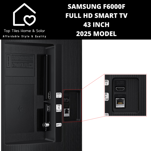 Samsung F6000F Full HD Smart TV - 43 Inch 2025 MODEL