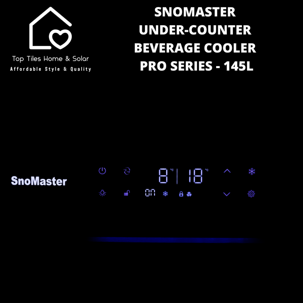 SnoMaster Under-Counter Beverage Cooler PRO SERIES - 145L