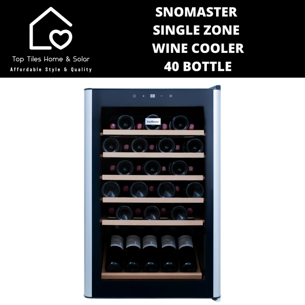SnoMaster Single Zone Wine Cooler - 40 Bottle