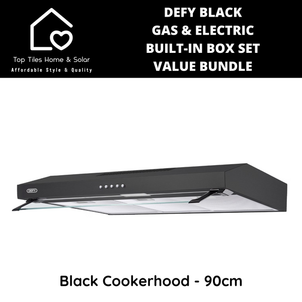 Defy Black Gas & Electric Built-in Box Set - Value Bundle