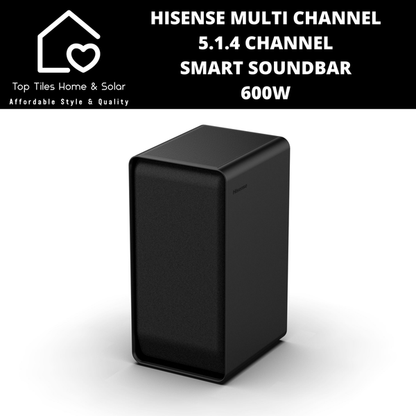 Hisense Multi Channel 5.1.4 Channel Smart Soundbar - 600W