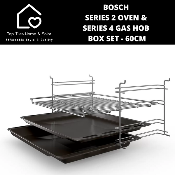 Bosch Series 2 Oven & Series 4 Gas Hob Box Set - 60cm