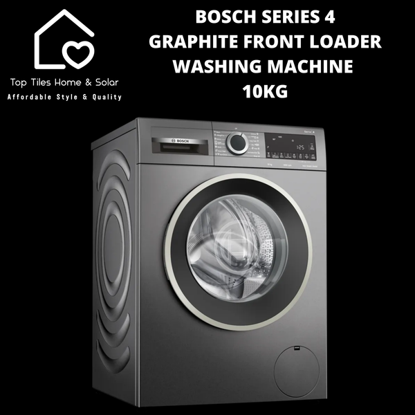 Bosch Series 4 - Graphite Front Loader Washing Machine - 10kg