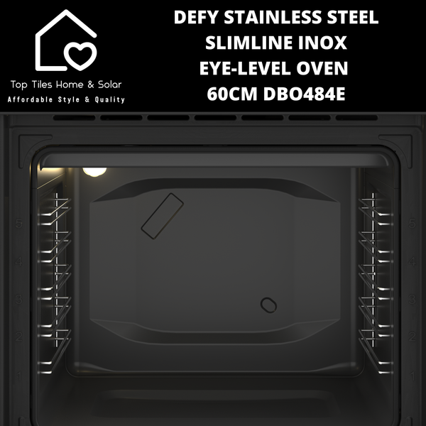 Defy Stainless Steel Inox Slimline Eye-level Oven - 600mm DBO484E