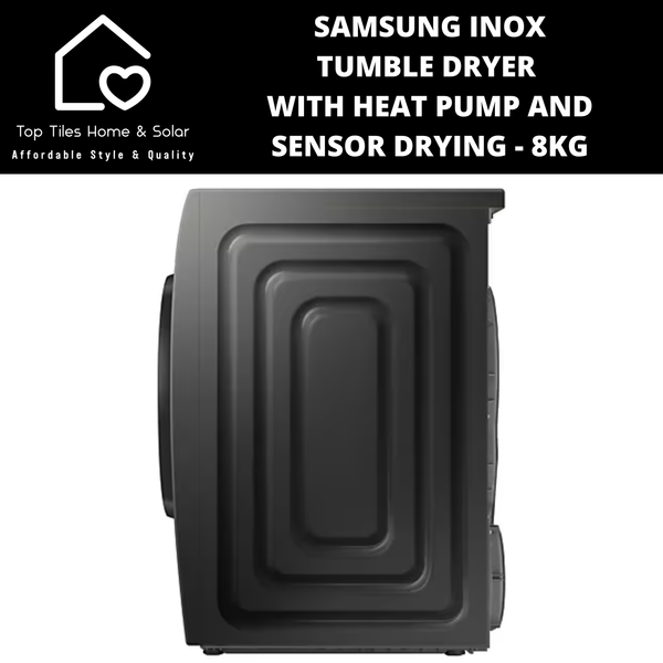 Samsung Inox Tumble Dryer with Heat Pump and Sensor Drying - 8kg