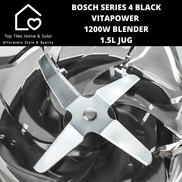 Bosch Series 4 - Black VitaPower 1200W Blender - 1.5L Jug