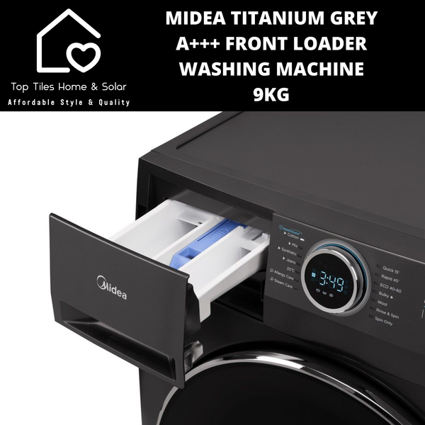 Midea Titanium Grey A+++ Front Loader Washing Machine - 9kg