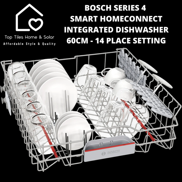 Bosch Series 4 - Smart Integrated Dishwasher - 60cm - 14 Place Setting