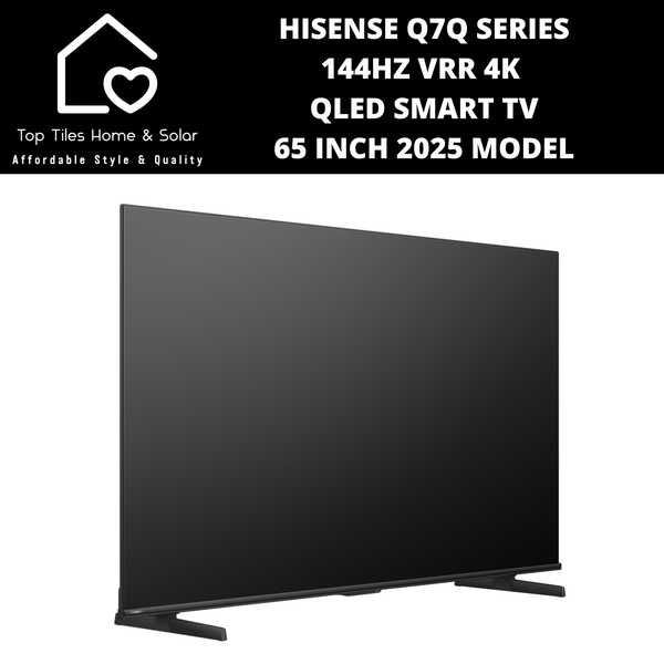 Hisense Q7Q Series 144Hz VRR 4K QLED Smart TV - 65 Inch 2025 Model