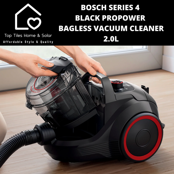 Bosch Series 4 - Black ProPower Bagless Vacuum Cleaner - 2.0L