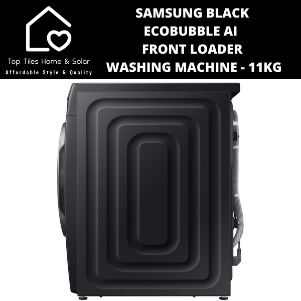 Samsung Black EcoBubble AI Front Loader Washing Machine - 11kg